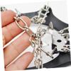 Yardwe Tooth Ice Snow Grips Anti-Slip Spikes Crampons for Outdoor Climbing Mountaineering Equipment Durable Thermoplastic Elastomer and Manganese Black view 4