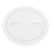 6in Deck Plate, Deck Hatch, Inspection Hatch Cover Round White Non Slip Anti Aging Anti view 1