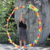KRILLIQ Dance Ribbons Flexible Rotating Dance Ribbons Streamers Rainbow Streamers Dragon Pattern Gymnastics Ribbons for Kids Outdoor Exercise Fitness for Exercise view 4