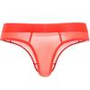 JOCKMAIL Men's Thong Underwear Sexy Jockstraps for Men Nylon Blend Ice Silk Underwear 2 Pack (US, Alpha, XX-Large, Regular, Regular, rose+orange) view 3