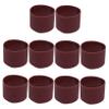 BESPORTBLE Microwave Safe Glass Cup Sleeve 10pcs Heat Resistant Cup Sleeve Anti-Slip Grip view 1