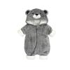 Unisex Baby Clothes Winter Coats Onesie Cute Newborn Snowsuit Fleece Bodysuits Cartoon Bear Warm Hooded Outfits (Size : White_59cm) view 1