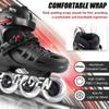 Inline Skates for Kids Girls and Boys, 4 Sizes Adjustable Roller Skates Blades with Full Light Up Wheels for Women Men, Durable Outer Shell, Roller Skates 4-12 Adults view 2