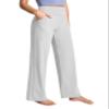 BUBBLELIME 29"/31"/33"/35"/37" Women's Wide Legs Yoga Pants Loose Lounge Sweatpants - Wide Legs_LightGray XL_29" Inseam view 1