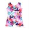 HOZIY Leotards for Toddler Girls Gymnastics Size 4-5t 4t 5t Kids Leo Tumbling Outfiits Purple Gold Red Floral Flower Marble Print Sparkle view 1