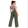 BUBBLELIME 29"/31"/33"/35"/37" Women's Wide Legs Yoga Pants Loose Lounge Sweatpants - Wide Legs_Green S_29" Inseam view 3