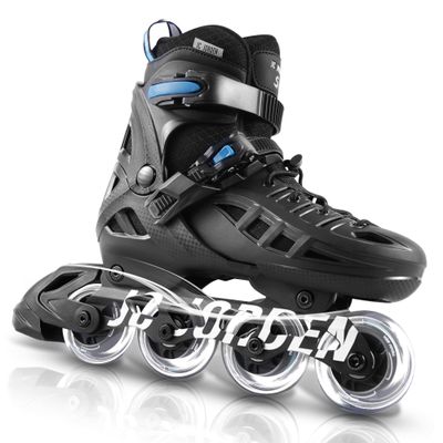 Inline Skates for Kids Girls and Boys, 4 Sizes Adjustable Roller Skates Blades with Full Light Up Wheels for Women Men, Durable Outer Shell, Roller Skates 4-12 Adults