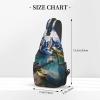 CSGJMYGS Sling Bag for Women Men Moraine Lake Canoes Cross Chest Bag Diagonally Casual Fashion Travel Hiking Daypack view 3
