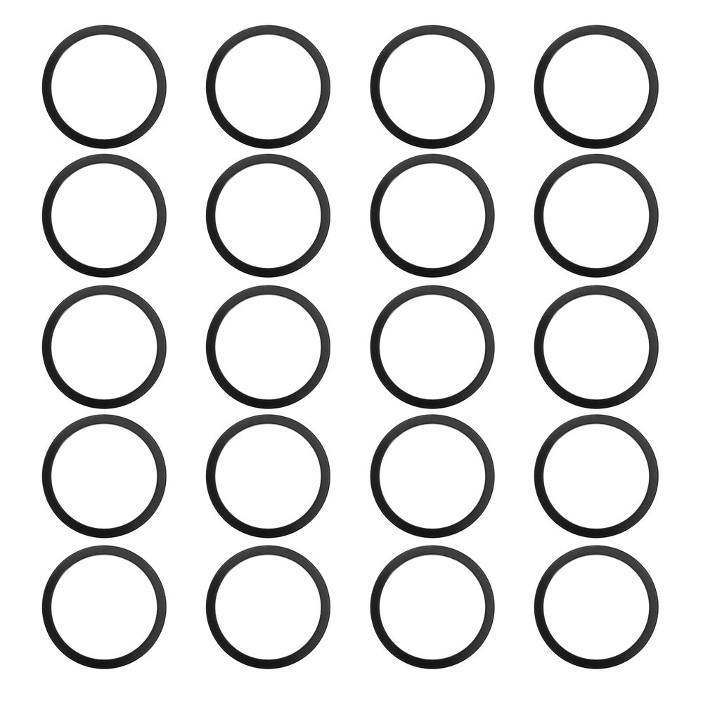Be In Your Mind 20 Pcs 2mm Bicycle Bottom Bracket Flywheel Washer Spacer Bicycle 7 8 9 10 11 Speed Cassette Disc Aluminium Alloy Flywheel Hub Spacers Black