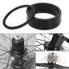 Be In Your Mind 20 Pcs 2mm Bicycle Bottom Bracket Flywheel Washer Spacer Bicycle 7 8 9 10 11 Speed Cassette Disc Aluminium Alloy Flywheel Hub Spacers Black view 2