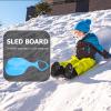 GANAZONO Snow Sled Board for Boys and Girls Outdoor Grass Slider Thickened Beach Sand Board Fun Sleigh for Snow and Sand Play view 2