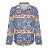 Abstract Transgender Flag Women's T-Shirt Irregular Hem Shirt Long Sleeve Blouse Loose Fit Tee Tops 4XL view 4