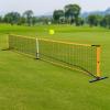 GDNTMU Portable Pickleball Net Set with 4 Pickleball Paddles, Pickleball Net, 4 Outdoor Pickleballs and Carry Bag for Badminton Tennis view 3