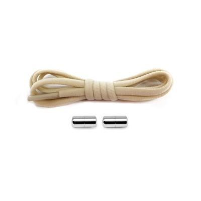 1Pair Elastic No Tie Shoelaces Semicircle Shoe Laces For Kids And Adult Sneakers Lazy Laces Adjustable Tieless Shoe Lace (Color : Khaki)