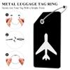 14 Pack Silicone Luggage Tag for Suitcases with Stainless Loop, TSA Approved, Privacy Protection Travel Essentials Bag Tags by Gostwo, Black view 2