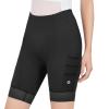YKYWBIKE Cycling Shorts Women 4D Padded Bike Shorts Women Tummy Control Biker Short High Waisted Gym Workout Compression Biking Short Breathable Riding Underwear Black view 4