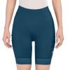 YKYWBIKE Cycling Shorts Women 4D Padded Biker Shorts Women Tummy Control Bike Short High Waisted Gym Workout Compression Biking Short Breathable Riding Underwear Blue view 3