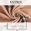 EXTREE Scarfs for Women Pashmina Silky Shawl Wrap for Evening Dressing Blanket Open Front Poncho Cape view 2