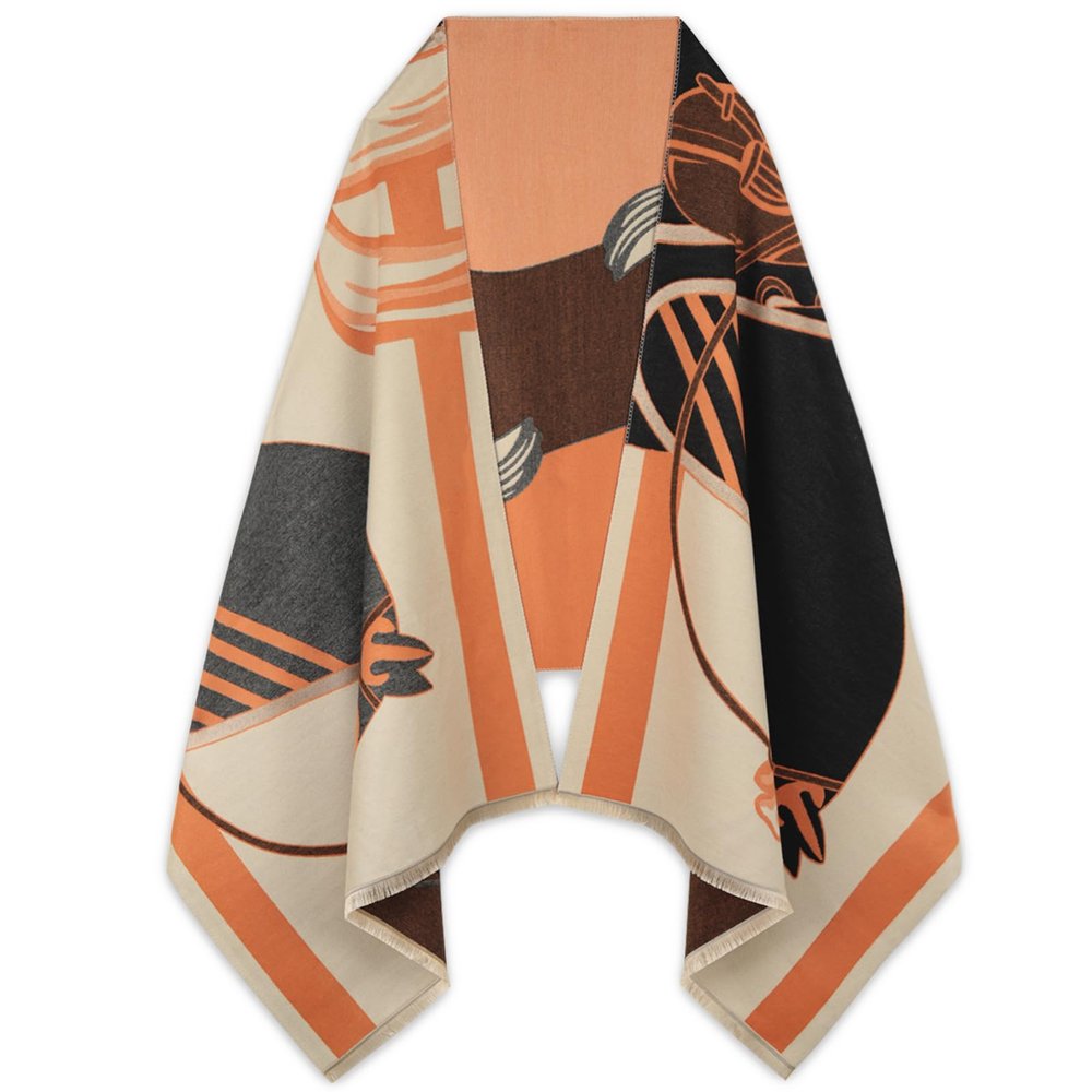 EXTREE Scarfs for Women Pashmina Silky Shawl Wrap for Evening Dressing Blanket Open Front Poncho Cape