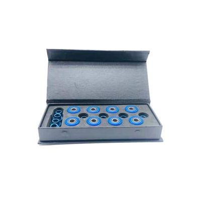 WEIWEIBEIER 608 Skating Bearing for Inline Speed Skates Shoes Roller Slalom Skate Chrome Steel Ceramic Beads (Size : Chrome Steel Beads)
