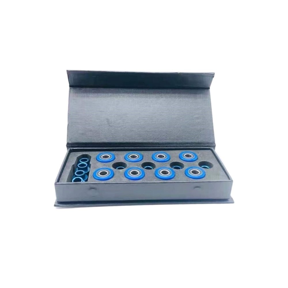 WEIWEIBEIER 608 Skating Bearing for Inline Speed Skates Shoes Roller Slalom Skate Chrome Steel Ceramic Beads (Size : Chrome Steel Beads)