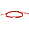 2Pcs/Set Colorful Heart Beaded Matching Bracelets Sweet Heart Braided Adjustable Bracelets Couple Friendships Long Distance Bracelets for Lover Best Friends-Pink+Red view 3