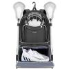 Arcoyard Extra Large Lacrosse Backpack with 2 Stick Holders, Professional Lacrosse Bag with Ventilated Cleats Compartment and Insulated Pocket, for All Lacrosse or Field Hockey Gear, Black view 1