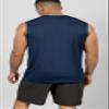 ODODOS Men's Quick Dry Athletic Tank Tops UPF 50+ Sun Protection SPF Workout Sleeveless Muscle Shirts, Navy, XX-Large view 2