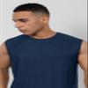 ODODOS Men's Quick Dry Athletic Tank Tops UPF 50+ Sun Protection SPF Workout Sleeveless Muscle Shirts, Navy, XX-Large view 4