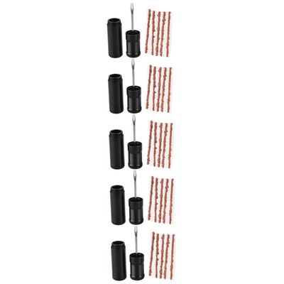 CALLARON 5sets Rubber Repair Strip Kit Tubeless Tire Fixing for Cycling Emergency Repairs Lightweight Portable Compatible Wheels