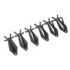 HOHXFYP 6Pcs European Mount Skull Hanger, Iron Antler Shape Deer Skull Wall Mount Hanger, Trophy Mount Skull Hooker Bone Bracket for Hanging and Mounting Bear, Pronghorn,Smaller Skulls view 1