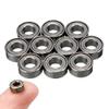 10Pcs MR63ZZ Miniature Steel Ball Bearings Skateboard Roller Rolling 6x3x2.5mm view 4