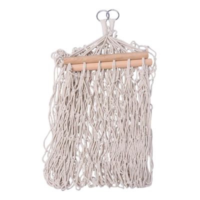 Kisangel Macrame Swing Hammock Chair Reticulated Camping Hammock Cotton Rope Tree Swing Rope