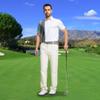 M MAELREG Mens Polo Shirts Short Sleeve Dry Fit Casual Collared Moisture Wicking Collared Golf Polo Shirts for Men White view 2