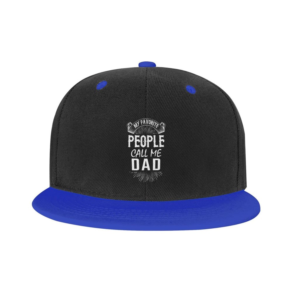 My Favorite People Call Me Dad Baseball Cap Men Women Cowboy Golf Dad Trucker Hat Blue