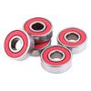10Pcs Red 608RS Ball Bearings Skateboard Bearing C3 High Speed for Electric Motor view 1