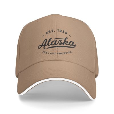 Classic Vintage Retro Alaska Est 1959 Warm Men Baseball Cap Adjustable Dad Sun Summer Golf Trucker Hat Natural