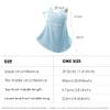 Neck Gaiter Face Scarf Cover Sun Protection Bandana Women Summer Outdoor Activities Blue view 2