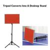 DonHeK Table Tennis Rebound,Pingpong Return Board Self Training Equipment,Stand is Height Adjustable for Home Gym Community Game Rooms(red Panel) view 3