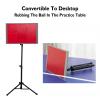 DonHeK Portable Table Tennis Rebound,Pingpong Return Board Self Training Equipment,Stand is Height Adjustable for Home Gym Community Game Rooms view 4