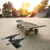Gavigain Skateboard Bracket, Aluminum Mg Alloy Professional Skateboard Bracket,Skateboarding Accessories (Black) view 2