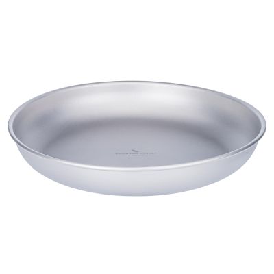 Boundless Voyage Titanium Camping Plate Dishes Saucer Lightweight Round Dinnerware Set Stackable Serving Plates Pasta Plates Travel Outdoor Home Kitchen Tableware Set Ti1120T