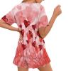 Belidome Valentines Day Pajama Set Women with Love Heart Print Short Sleeve Pjs Summer Lounge Sets Loungewear Sleepwear view 2