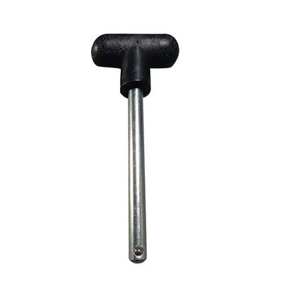 1Pack Dia 5/16"(9.5mm) T-Handle Weight Stack Replacement Pin Detent Hitch Locking Pin Strength Training Gym Equipment for Exercise (Locking Space: 4")