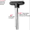 1Pack Dia 5/16"(9.5mm) T-Handle Weight Stack Replacement Pin Detent Hitch Locking Pin Strength Training Gym Equipment for Exercise (Locking Space: 4") view 3