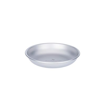 Boundless Voyage Titanium Camping Plate Dishes Saucer Lightweight Round Dinnerware Set Stackable Serving Plates Pasta Plates Travel Outdoor Home Kitchen Tableware Set Ti1115T