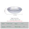 Boundless Voyage Titanium Camping Plate Dishes Saucer Lightweight Round Dinnerware Set Stackable Serving Plates Pasta Plates Travel Outdoor Home Kitchen Tableware Set Ti1115T view 2