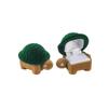 Katutude 2 Pack Cute Ring Jewelry Boxes Mini Turtle Ring Holder Box with Single Slot Earrings Jewelry Storage Display Case Romantic Proposal Wedding Engagement Ring Holder, LTZESSUS014781 view 1