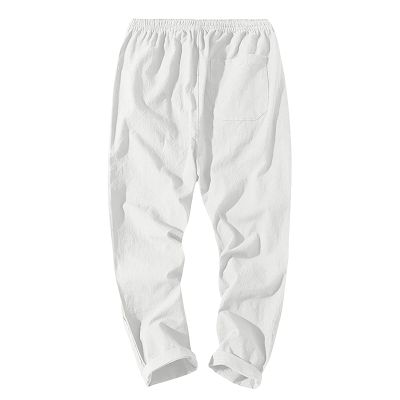 Mens Sweatpants, Joggers with Deep Pockets in Loose-Fit Style Jogger Pants Sweater Men Wild Cargo Pants Fit Flared Track Pants Gray Black Camo Pants Tactical Sweatpants (XL, White)