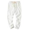 Mens Sweatpants, Joggers with Deep Pockets in Loose-Fit Style Jogger Pants Sweater Men Wild Cargo Pants Fit Flared Track Pants Gray Black Camo Pants Tactical Sweatpants (XL, White) view 2